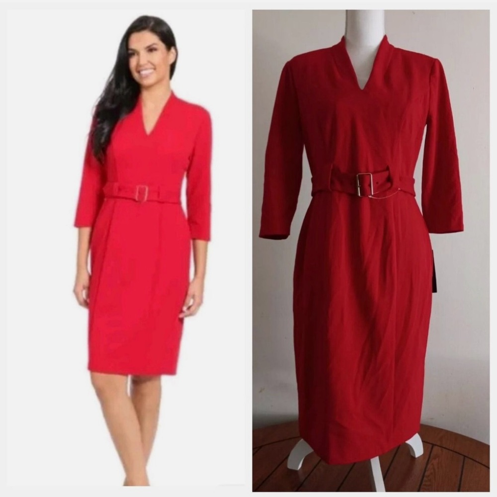 London Times Belted Sheath Dress
Women’s Size 12